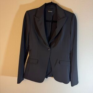 Tahari black pant suit